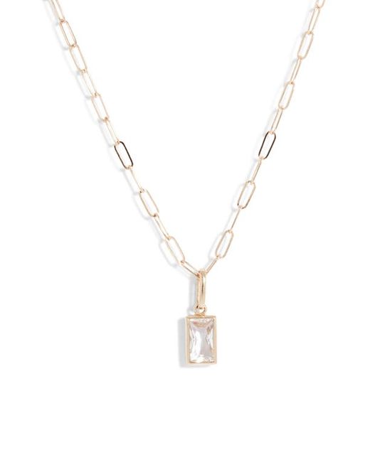 Anzie Melia Topaz Pendant Necklace in at