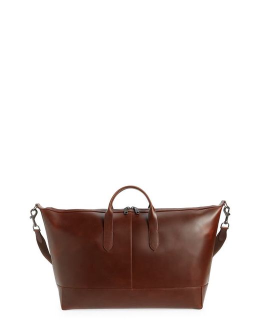 Shinola Canfield Classic Leather Duffle Bag in at