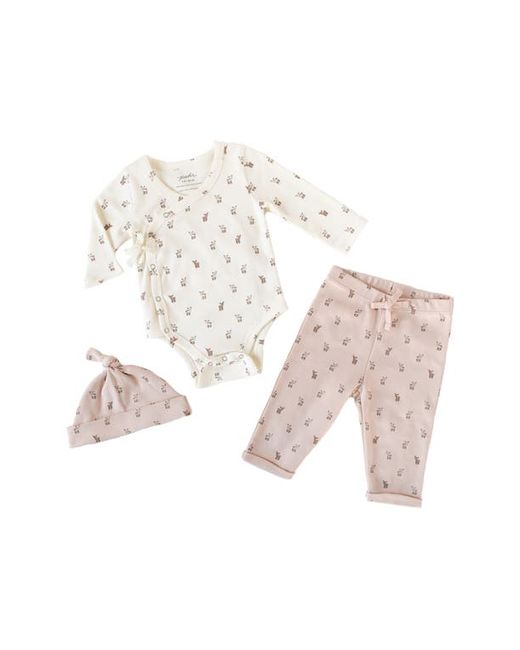 Pehr Hatchlings Fawn Organic Cotton Bodysuit Pants Cap in at