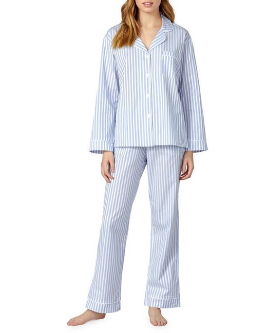 Bedhead Pajamas 3D Stripe Organic Cotton Sateen Pajamas in at