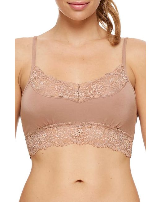 Montelle Intimates Lace Trim Bralette in at
