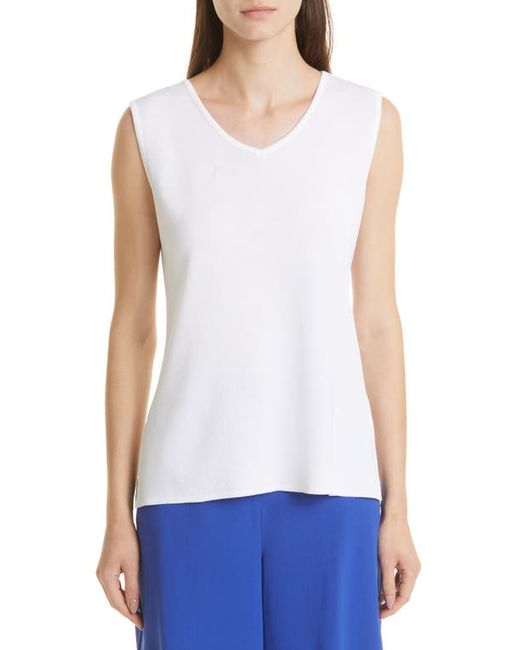 Misook V-Neck Sweater Tank in at