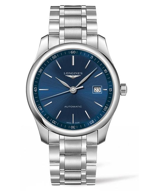 Longines Master Automatic Bracelet Watch 40mm in Blue at