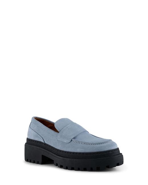 Shoe the Bear Iona Suede Saddle Loafer in at
