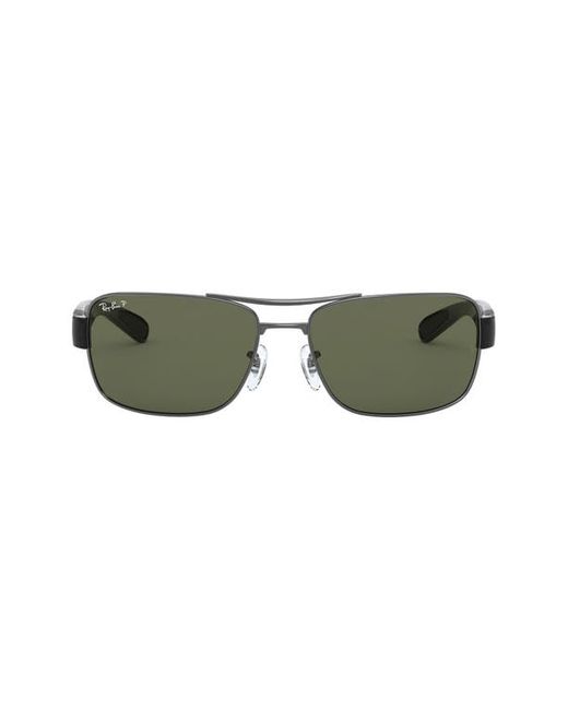 Ray-Ban 61mm Polarized Aviator Sunglasses in at