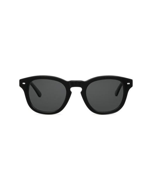 Christopher Cloos Passable 49mm Polarized Square Sunglasses in Noire at