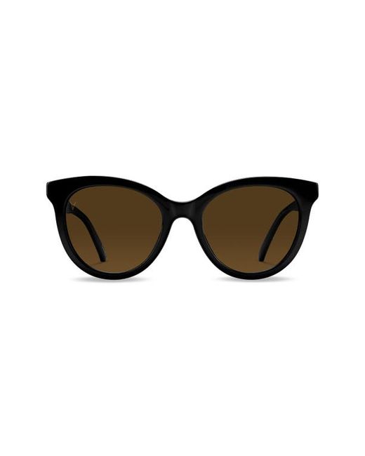 Vincero Demi 53mm Polarized Round Sunglasses in at