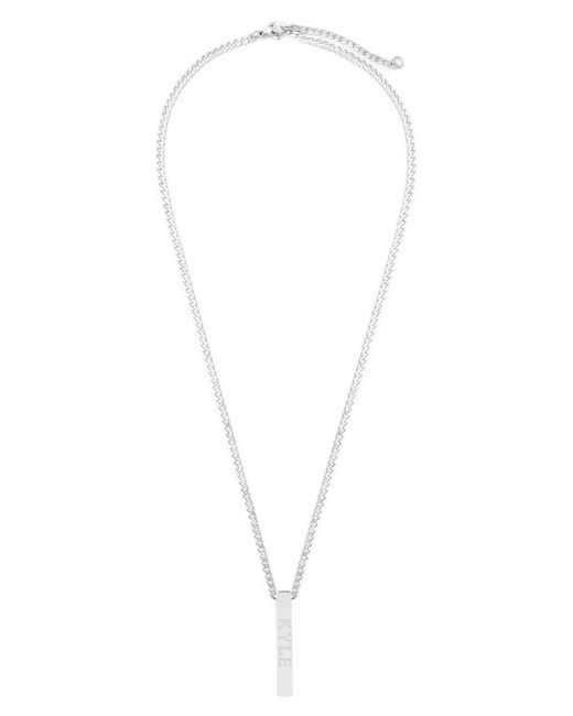 Brook and York Engravable Pendant Necklace in at