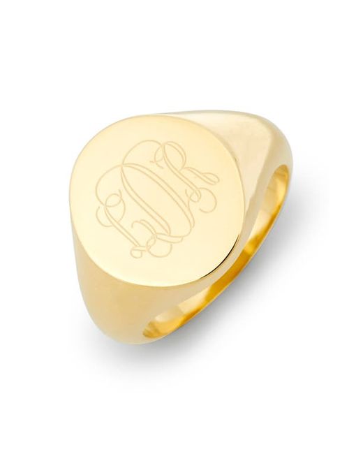 Brook and York Claire Personalized Monogram Signet Ring in at