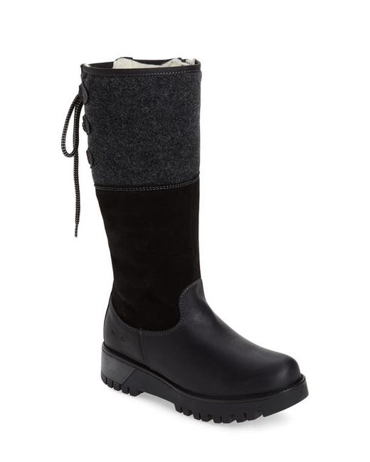 Bos. & Co. Bos. Co. Goose Primaloft Waterproof Boiled Wool Mid Calf Boot in Leather at