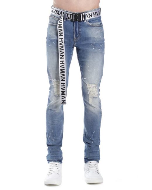 Hvman Distressed Skinny Jeans in at