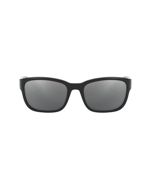 Prada Linea Rossa 57mm Rectangle Sunglasses in at