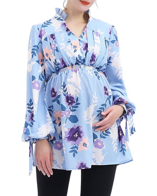 Kimi and Kai Victoria Maternity Long Sleeve Top in at