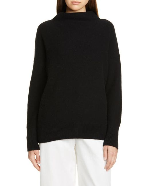 Vince Boiled Cashmere Funnel Neck Pullover in at