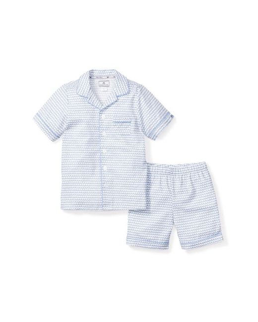 Petite Plume La Mer Two-Piece Short Sleeve Pajamas in at