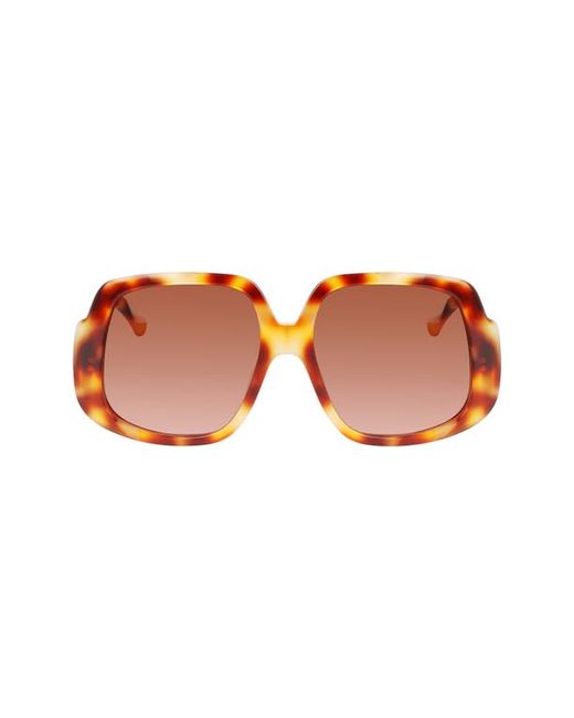 Longchamp Heritage 59mm Gradient Square Sunglasses in at