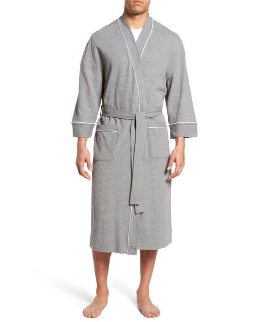 Majestic International Waffle Knit Robe in at