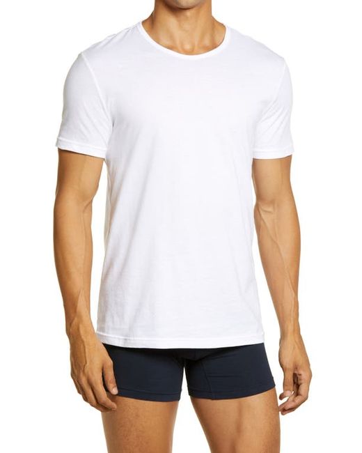 Emporio Armani 3-Pack Cotton Crewneck T-Shirts in at