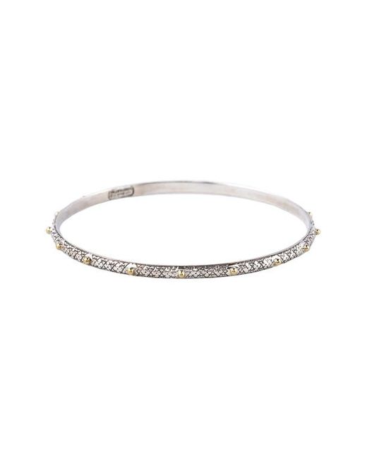 Konstantino Classics Two-Tone Bangle in Gold at