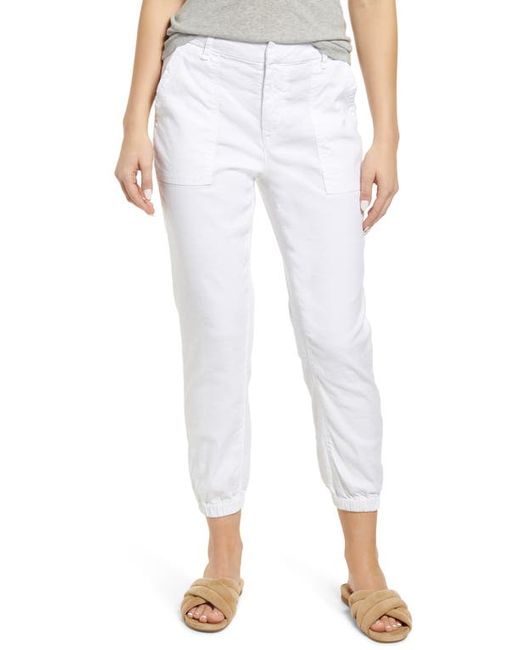Frank & Eileen Jameson Stretch Cotton Linen Blend Performance Joggers in at
