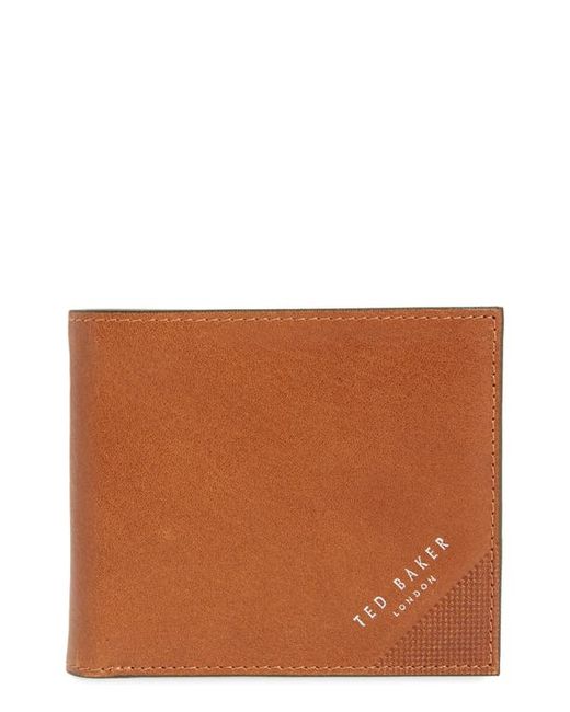 Ted Baker London Prug Leather Bifold Wallet in at