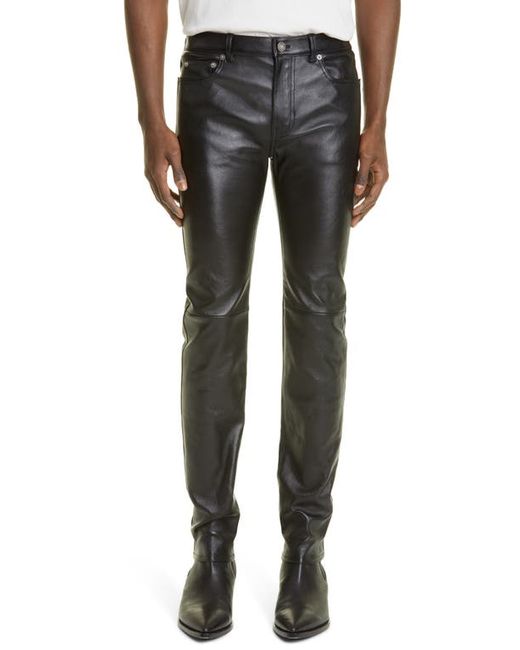Saint Laurent Stretch Leather Pants in at