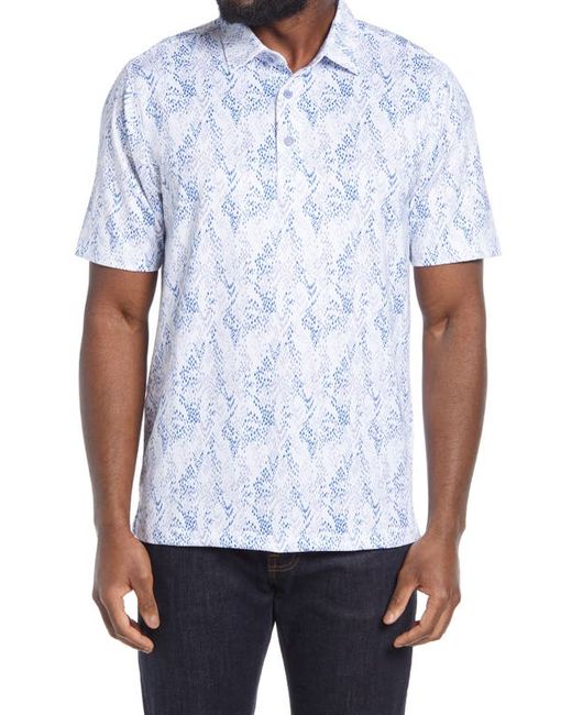 Cutter and Buck Pike Print Polo Shirt in at