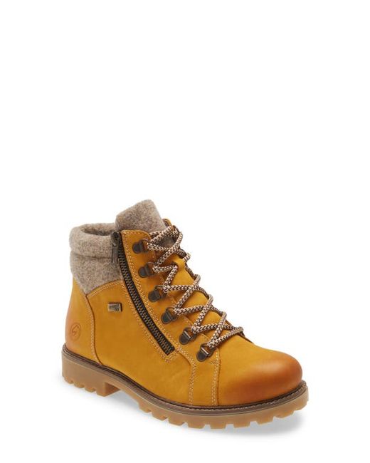 Remonte Santana 78 Wool Lined Suede Boot in Mais/Wood at