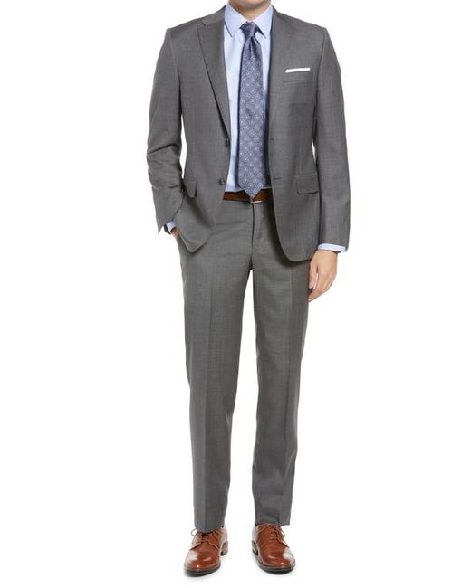 Hickey Freeman Classic Fit Wool Suit in at