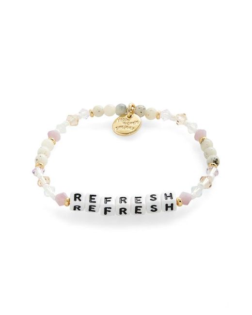 Little Words Project Refresh Beaded Stretch Bracelet in at