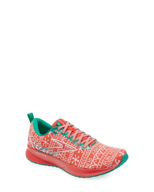 Brooks Levitate 5 Running Shoe in Red/White at