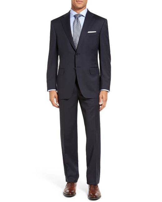 Canali Classic Fit Solid Wool Suit in at
