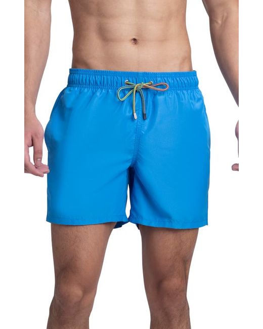 Bugatchi Solid Swim Trunks in at