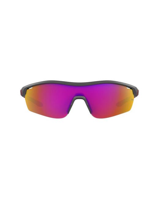 Under Armour 99mm Mirrored Shield Sport Sunglasses in at