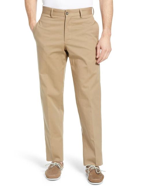 Berle Charleston Flat Front Stretch Canvas Pants in at