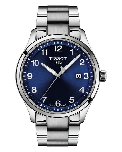 Tissot Gent XL Classic Bracelet Watch 42mm in Blue at