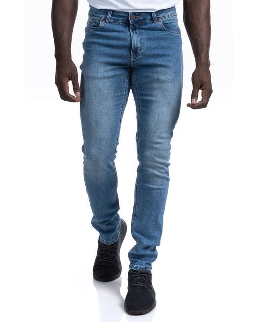Barbell Apparel Straight Athletic Fit Stretch Jeans in at
