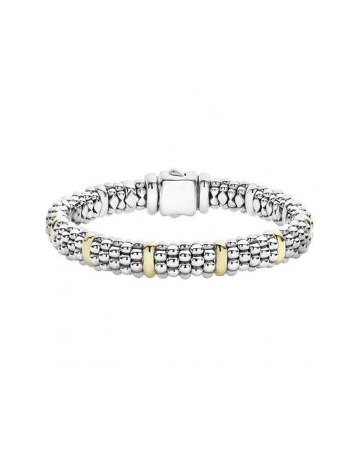 Lagos Oval Rope Caviar Bracelet in Gold at
