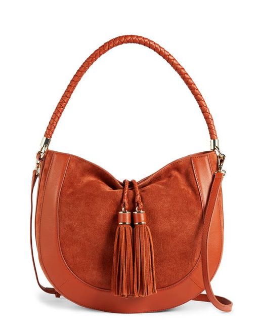 Ted Baker London Parcia Large Leather Hobo Bag in at