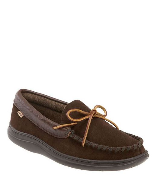 L.B. Evans Atlin Moccasin in Chocolate/Terry at