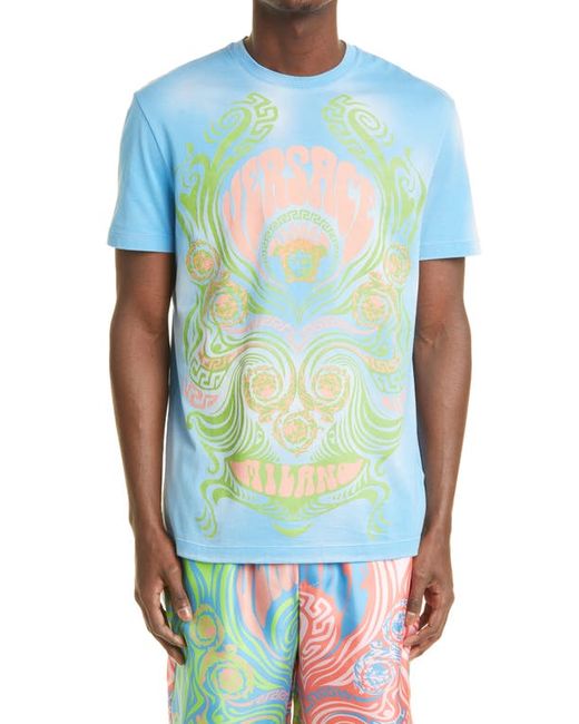 Versace First Line Versace Medusa Music Graphic Tee in at
