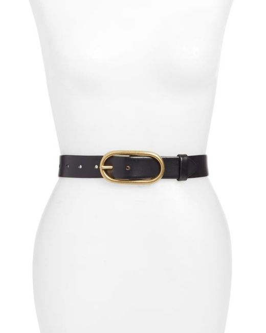 Treasure & Bond Oval Buckle Leather Belt in at