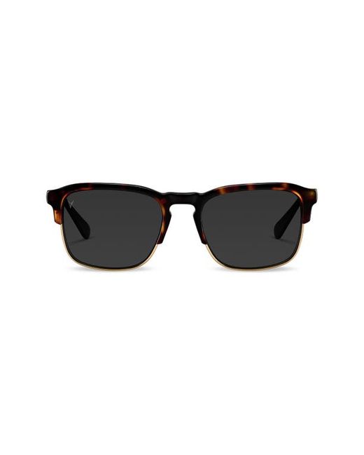 Vincero Villa 53mm Polarized Browline Sunglasses in Tortoise at