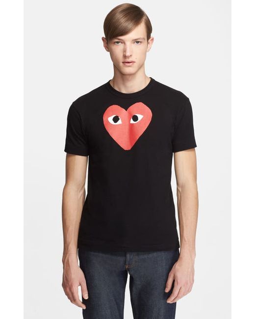Comme Des Garçons Play Heart Graphic T-Shirt in at