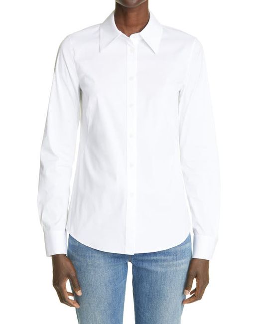 Lafayette 148 New York Kennedy Button-Up Shirt in at