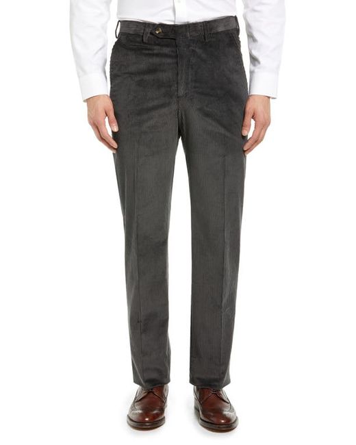 Berle Corduroy Flat Front Dress Pants in at