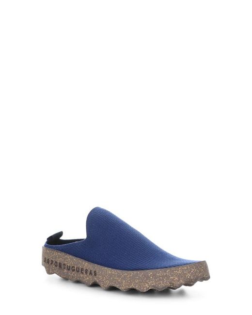 Asportuguesas By Fly London Knit Clog in Navy/Brown S Cafe at