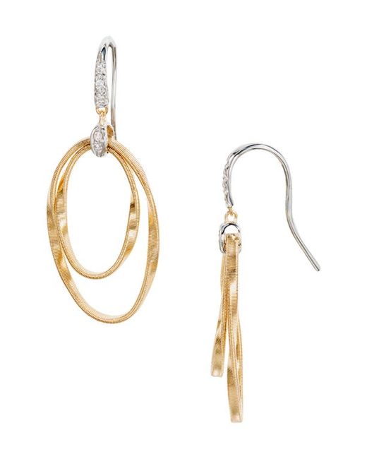 Marco Bicego Marrakech Onde Concentric Coil Drop Earrings in Gold/Yellow God at