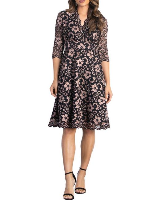 Kiyonna Mon Cherie A-Line Lace Dress in at