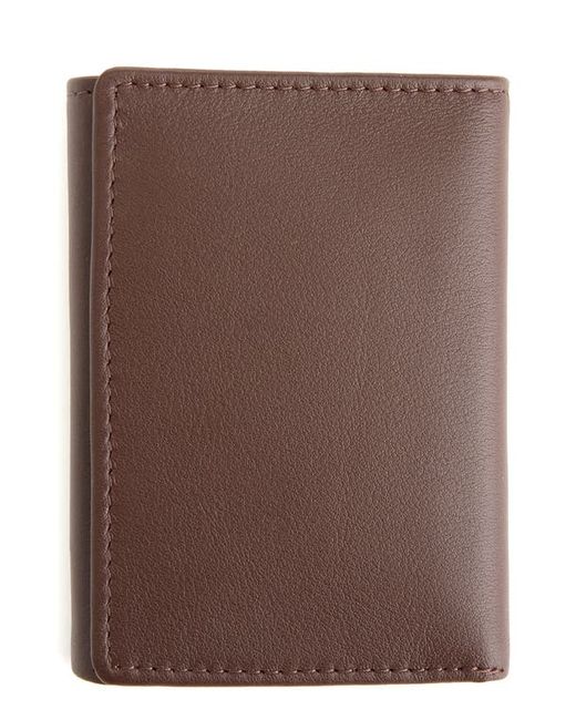 ROYCE New York Leather Trifold Wallet in at